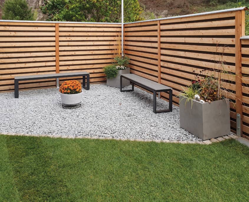 Lärmschutzzäune Holz absorbierend • Gartenholzprofi